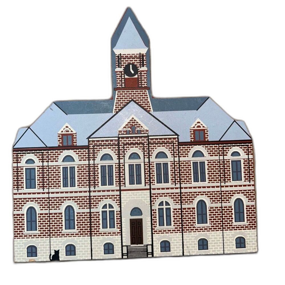 Cat's Meow Village Collectible Livingston County Courthouse 1889